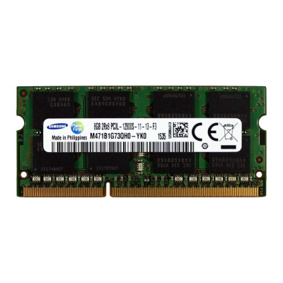 Memorie laptop Samsung sodimm 8GB DDR3L PC3L-12800s 1600Mhz 1.35V, M471B1G73QH0-YK0 foto