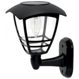 Lampa solara pentru gradina, de perete, 1 bec, 14x15x21 cm GartenVIP DiyLine, Strend Pro