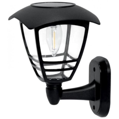 Lampa solara pentru gradina, de perete, 1 bec, 14x15x21 cm GartenVIP DiyLine foto