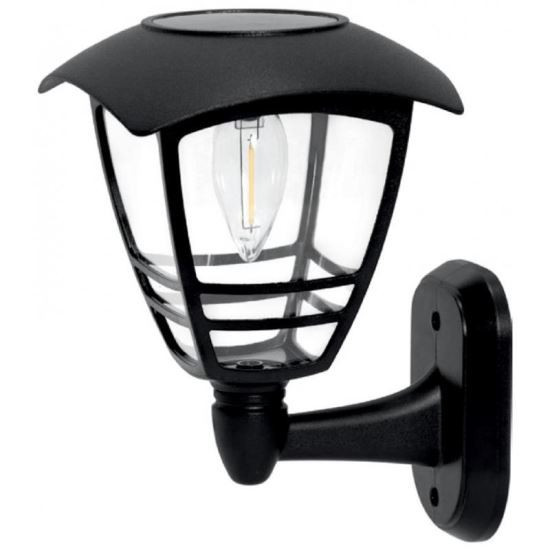 Lampa solara pentru gradina, de perete, 1 bec, 14x15x21 cm GartenVIP DiyLine