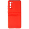 Husa Silicon Samsung Galaxy S20 FE, High Copy, Premium, Protectie Camera, Rosu