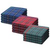 Set 12 Batiste Panza Jemidi 30x30 cm Bumbac Multicolor Uni Patrate Lavabile