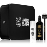 Angry Beards Dude&#039;s Cosmetics set cadou pentru barbă pentru bărbați