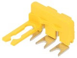 Punte cu șuruburi 3 piste galbenă 8mmx24,6mm