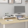 VidaXL Suport pentru monitor, (52-101)x22x14 cm, lemn masiv de pin 814015
