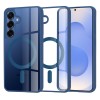 Husa Samsung S25 s931 Silicon Magsafe Transparenta &amp; Albastru