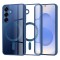 Husa Samsung S25 s931 Silicon Magsafe Transparenta &amp; Albastru