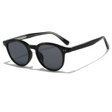Ochelari de soare rotunzi, unisex Asteroid GSM 99046, negru