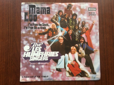 the les humphries singers mama loo disc single vinyl muzica pop rock decca VG+ foto