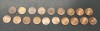 Rom&acirc;nia Lot monede 1 ban set complet 2005 - 2025