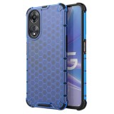 Husa antisoc compatibila oppo a58, honeycomb airbag, albastru