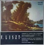 Disc vinil, LP. CONCERT NR.2 PENTRU PIAN SI ORCHESTRA. RAPSODIA UNGARA NR.2. LA CAMPANELLA. PARAFRAZA DIN CONCER