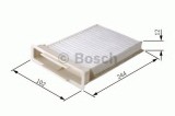 Filtru polen / aer habitaclu NISSAN ALMERA I (N15) (1995 - 2000) BOSCH 1 987 432 118