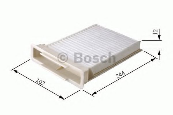 Filtru polen / aer habitaclu NISSAN ALMERA I Hatchback (N15) (1995 - 2000) BOSCH 1 987 432 118