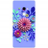 Husa silicon pentru Xiaomi Mi Mix 2, Flower Artwork