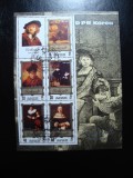 COREEA 1983 BLOC REMBRANDT, Stampilat