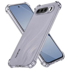 Asteroid GSM - Shockproof Clear Silicone - Realme 16 5G - Smoke Black