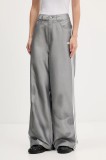 adidas Originals jeans Baggy Shine Dnm culoarea gri, KE9800