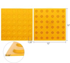 placi tactile pentru nevăzători stop foto