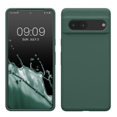 Husa Kwmobile pentru Google Pixel 7, Verde, Silicon, KWM0000171I039C foto