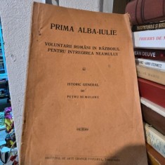Prima Alba-Iulie. Voluntarii romani in razboiul pentru intregirea neamului - Petru Nemoianu