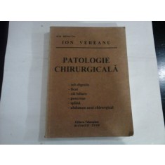 PATOLOGIE CHIRURGICALA - ION VEREANU