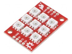 Controler LED 5VDC cu 9 diode APA102C 34.7x23.3x3.2mm foto