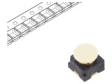 Soclu MMCX Mamă Drept 50&Omega; SMT Aurit pentru PCB