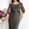 Rochie cu insertii stralucitoare Dolce - 48Marimea