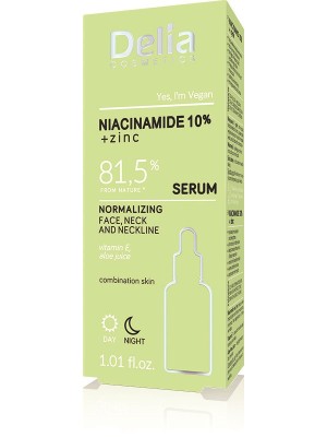 SER NIACINAMIDE 10%+ZN ZI&amp;amp;NOAPTE FATA&amp;amp;DECOLTEU 30ML foto