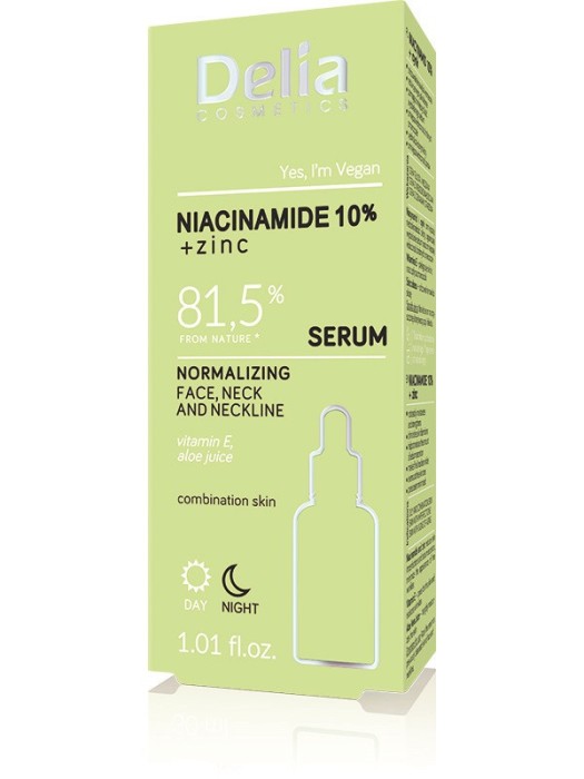 SER NIACINAMIDE 10%+ZN ZI&amp;NOAPTE FATA&amp;DECOLTEU 30ML