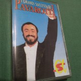 CASETA AUDIO I GRANDI SUCCESSI DI PAVAROTTI RARA!!ORIGINALA
