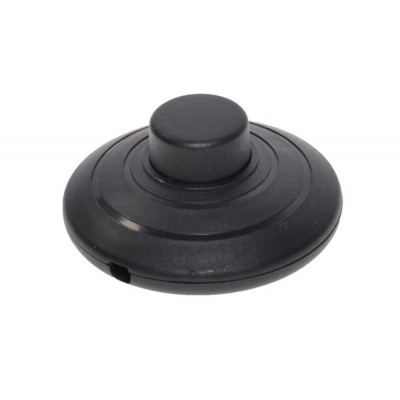 Intrerupator de picior elSales ELS-IDPN, prin apasare, montare pe fir, 220V, 3A, negru foto