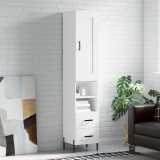 vidaXL Dulap &icirc;nalt, alb, 34,5x34x180 cm, lemn prelucrat