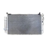 Condensator climatizare AC Hyundai Matrix 10, motor: 1.6, 1.8, Condensator cu filtru uscator, 630x390x16, miez si rezervor din aluminiu brazat,