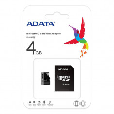 MICRO SD CARD 4GB CU ADAPTOR ADATA EuroGoods Quality foto