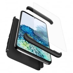 Husa + Folie Samsung Galaxy S20 Plus 4G S20 Plus 5G 360 Grade Antisoc Fata Spate Negru GKK foto