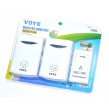 Sonerie Wireless Dubla VOYE, 150M, 38 Tonuri, Baterii Incluse, Casa