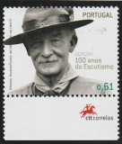 Portugalia 2007 - Europa CEPT, dantelata tabs, MNH,Mi.3157