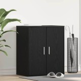 VidaXL Dulap pentru pantofi Stejar negru 60 x 35 x 70 cm Lemn compozit