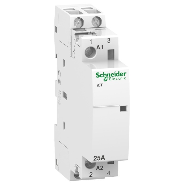 Contactor modular 25A 2ND 24V iCT Schneider A9C20132