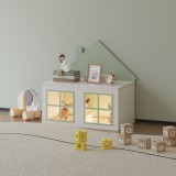 Cutie de depozitare jucarii Vipsali 56x60x33 cm verde menta/alb