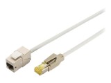 Cumpara ieftin DIGITUS DK, 1741, CP, 050 , Consolidation, Point Cable CAT 6A S FTP 5m, RJ45 Male, Female, LSZH FRNC, Keystone, Grey