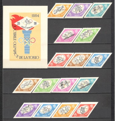 Romania.1964 Olimpiada de vara TOKYO XR.485 foto