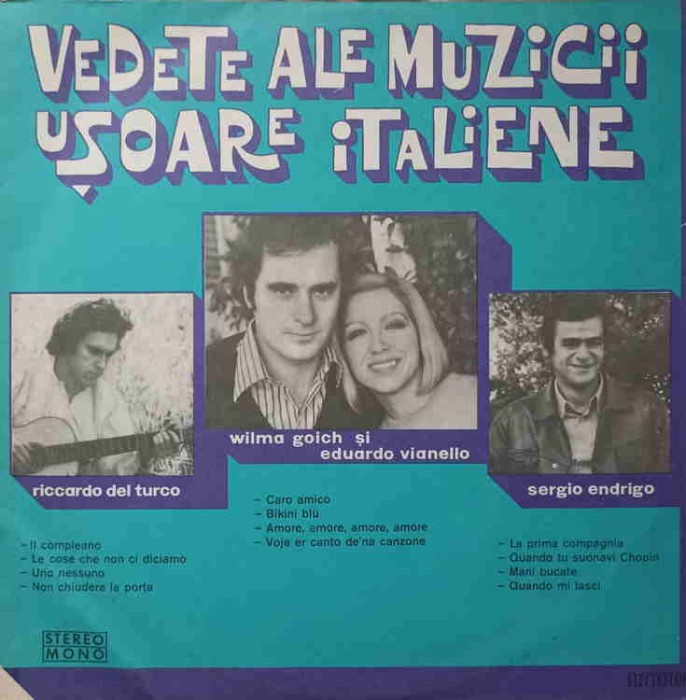 Disc vinil, LP. VEDETE ALE MUZICII USOARE ITALIENE-COLABORATORI-220152
