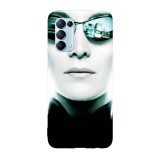 Husa compatibila cu Oppo A55, Viceversa, model Trinity Matrix, Silicon, TPU, Transparent, Carcasa