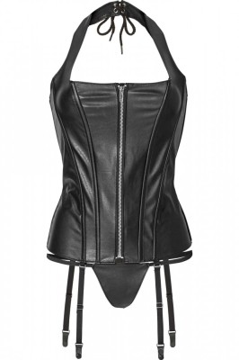 Corset Piele Negru, Avanza foto