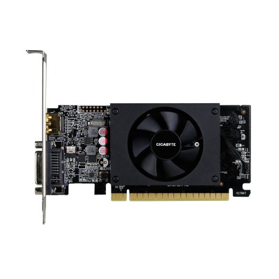 PLACA VIDEO GIGABYTE NVIDIA GeForce GT 710, 2GB GDDR5 64biti, PCI Express 2.0 x 8, HDMI, DVI, sistem racire aer activ, &amp;amp;quot;N710D5-2GL&amp;amp;quot; foto