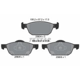 Textar set placute frana, frana disc Q+