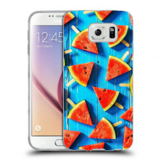 Husa Samsung Galaxy S6 G920 Silicon Gel Tpu Model Ice Cream Watermelon foto